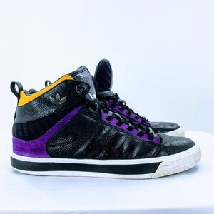 Adidas Originals Snoop Dogg Freemont Black Leather Doggystyle Lakers Colors 11.5